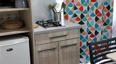 Mobil home en location - Camping Au Tour de l'Aveyron sur le Larzac